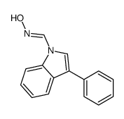 N-[(3-phenylindol-1-yl)methylidene]hydroxylamine Structure