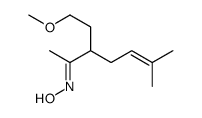 N-[3-(2-methoxyethyl)-6-methylhept-5-en-2-ylidene]hydroxylamine Structure