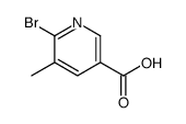 2-Bromo-3-methylpyridine-5-carboxylic acid structure