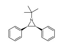 Aziridine, 1-(1,1-dimethylethyl)-2,3-diphenyl-, (2R,3S)-rel Structure