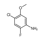 4-chloro-2-fluoro-5-Methoxybenzenamine结构式