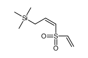 3-ethenylsulfonylprop-2-enyl(trimethyl)silane结构式