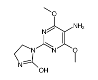 1-(5-amino-4,6-dimethoxypyrimidin-2-yl)imidazolidin-2-one结构式