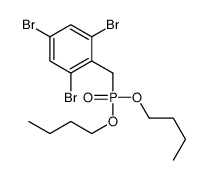 1,3,5-tribromo-2-(dibutoxyphosphorylmethyl)benzene Structure