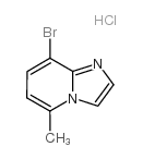 8-溴-5-甲基咪唑并[1,2-a]吡啶,盐酸盐结构式