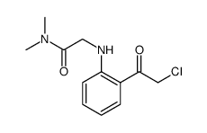 Acetamide, 2-[[2-(2-chloroacetyl)phenyl]amino]-N,N-dimethyl结构式