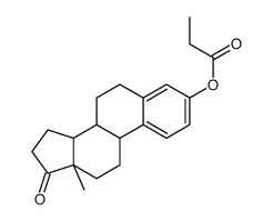 [(8R,9S,13S,14S)-13-methyl-17-oxo-7,8,9,11,12,14,15,16-octahydro-6H-cyclopenta[a]phenanthren-3-yl] propanoate结构式