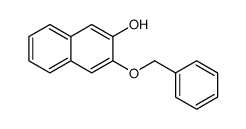 3-phenylmethoxynaphthalen-2-ol Structure