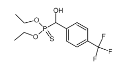 O,O-diethyl (hydroxy(4-(trifluoromethyl)phenyl)methyl)phosphonothioate Structure