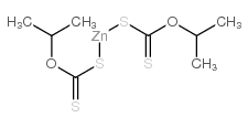 O,O’-二异丙基双二硫代碳酸酯锌盐结构式