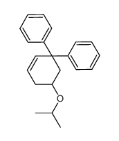 5-isopropoxy-3,3-diphenylcyclohex-1-ene结构式