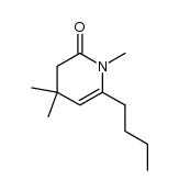 6-butyl-1,4,4-trimethyl-3,4-dihydro-1H-pyridin-2-one Structure