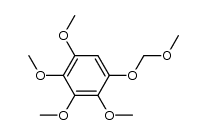 1-methoxymethyloxy-2,3,4,5-tetramethoxybenzene结构式