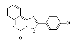 2-(4-chlorophenyl)-3H-[1,2,4]triazolo[1,5-c]quinazolin-5-one结构式