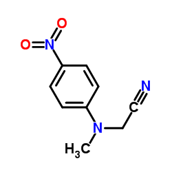 N-氰甲基-N-甲基-4-硝基苯胺结构式