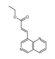 ethyl 1,6-naphthyridine-8-acrylate Structure