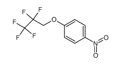 1-nitro-4-(2,2,3,3,3-pentafluoropropoxy)benzene结构式