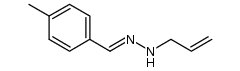 1-allyl-2-(4-methylbenzylidene)hydrazine结构式