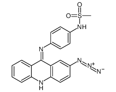 N-[4-[(2-azidoacridin-9-yl)amino]phenyl]methanesulfonamide结构式