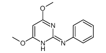 4,6-二甲氧基-2-苯氨基嘧啶结构式