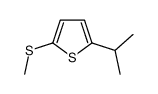 2-methylsulfanyl-5-propan-2-ylthiophene Structure