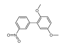 2,5-Dimethoxy-3'-nitro-biphenyl Structure