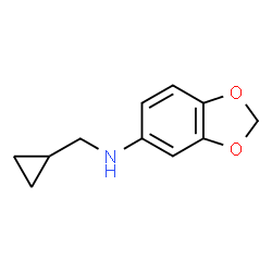 n-(Cyclopropylmethyl)benzo[d][1,3]dioxol-5-amine Structure