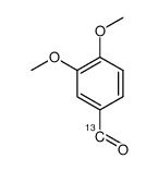 3,4-dimethoxybenzaldehyde Structure