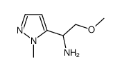 2-Methoxy-1-(1-methyl-1H-pyrazol-5-yl)ethanamine Structure