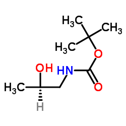 N-BOC-(R)-1-AMINO-2-PROPANOL structure