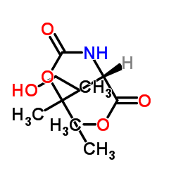 N-[(1,1-二甲基乙氧基)羰基]-l-高丝氨酸甲酯结构式