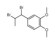 4-(1,2-dibromo-propyl)-1,2-dimethoxy-benzene结构式