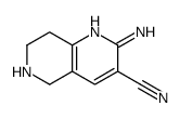 2-amino-5,6,7,8-tetrahydro-1,6-naphthyridine-3-carbonitrile Structure