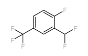 2-(Difluoromethyl)-1-fluoro-4-(trifluoromethyl)benzene Structure