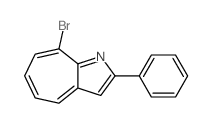 Cyclohepta[b]pyrrole,8-bromo-2-phenyl-结构式