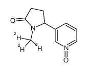 (R,S)-可替宁N-氧化物-甲基-d3结构式