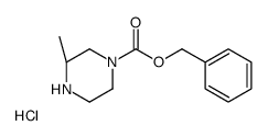 (S)-4-n-cbz-2-甲基哌嗪盐酸盐结构式