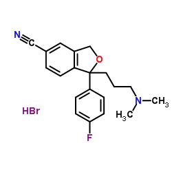 Citalopram-d4 hydrobromide结构式