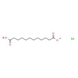 十二烷二酸1-甲基酯钡盐结构式