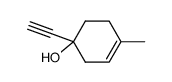 3-Cyclohexen-1-ol, 1-ethynyl-4-methyl- (9CI) Structure