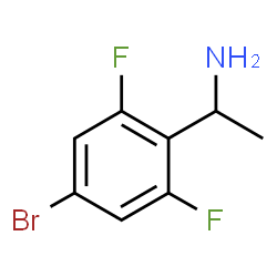 (R)-1-(4-Bromo-2,6-difluorophenyl)ethanamine Structure