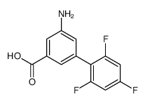 3-amino-5-(2,4,6-trifluorophenyl)benzoic acid结构式