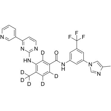Nilotinib D6结构式