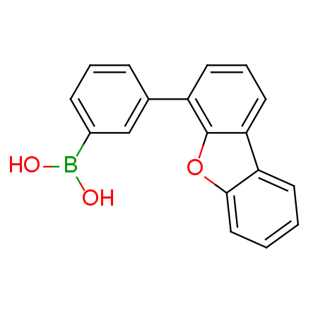 3-(dibenzo[b,d]furan-4-yl)phenyl)boronic acid Structure