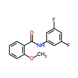 N-(3,5-Difluorophenyl)-2-methoxybenzamide Structure