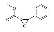2-Oxaziridinecarboxylic acid,3-phenyl-,methyl ester Structure