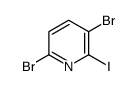 3,6-Dibromo-2-iodopyridine Structure