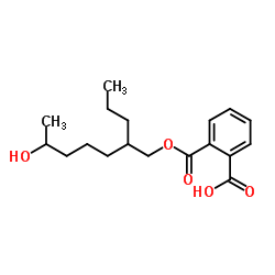 6-羟基邻苯二甲酸单丙基庚酯结构式