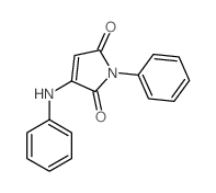 1H-Pyrrole-2,5-dione,1-phenyl-3-(phenylamino)-结构式