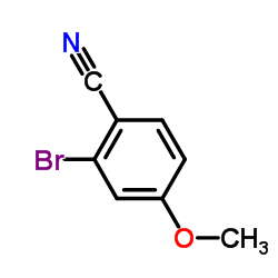 2-溴-4-甲氧基苯甲腈结构式